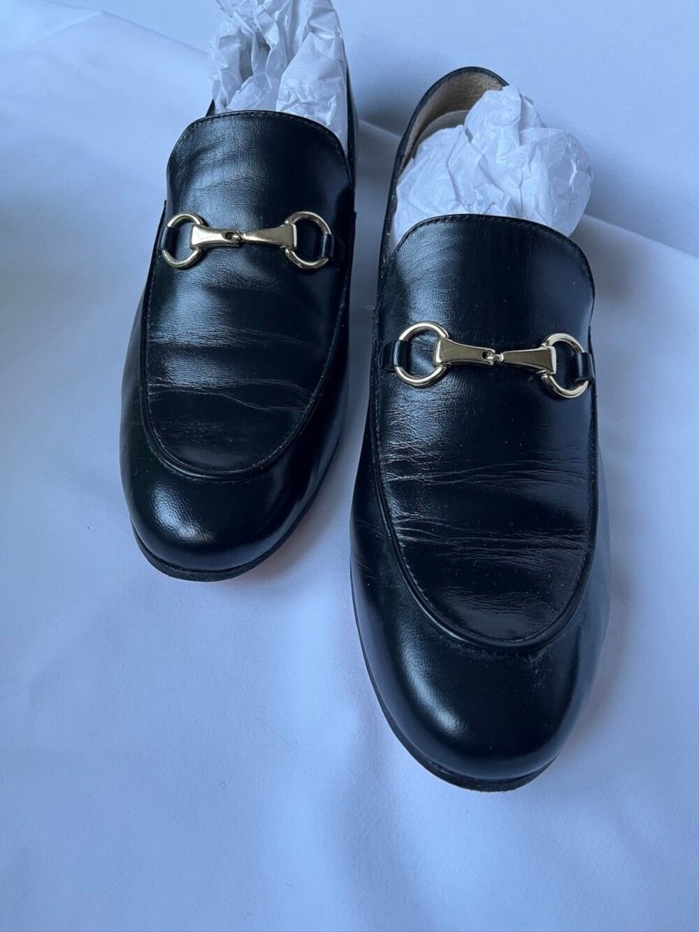 Pascucci black loafers size 38.5 Italian - Picture 4 of 8
